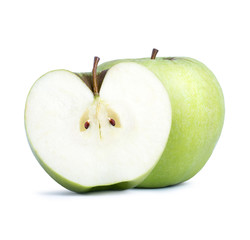 Apple with it's half