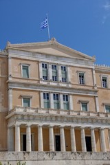 Fototapeta na wymiar parlement grec