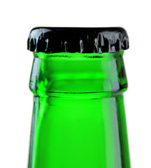 Bottle of beer isolated on white