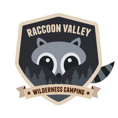 Raccoon badge