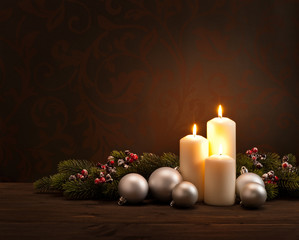 Advent Christmas wreath