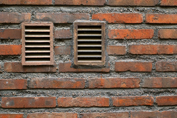 Brick wall with windows
