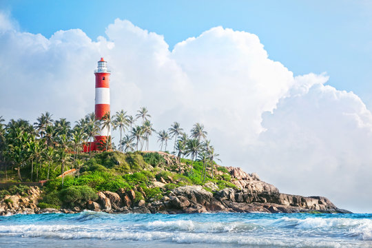Lighthouse on the rocks