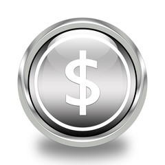 Glossy Dollar Icon