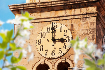 Cavtat clock tower