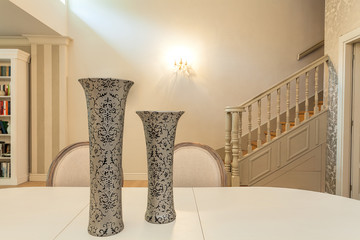 Vintage mansion - vases on a table