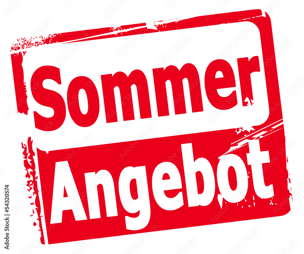 Sticker Sommerangebot