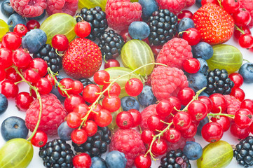 Assortment of berries