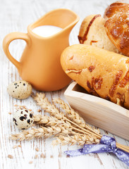 milk and bread
