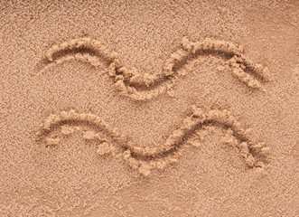 Vector illustration. Beach.