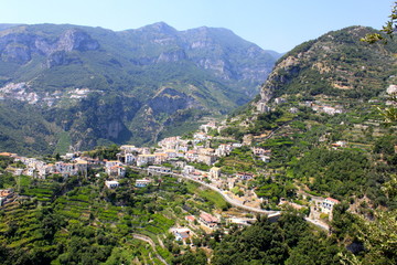 Fototapeta premium Village de Ravello - Côte Amalfitaine - Italie