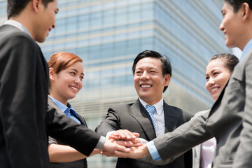Fototapeta premium Business unity