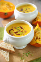 Kürbiscremesuppe