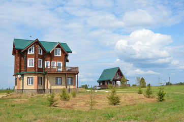 Коттедж и дом в парке отдыха Веслево в Переславле Залесском.