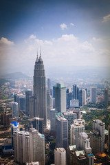 Fototapeta na wymiar nowoczesne miasto w Kuala Lumpur
