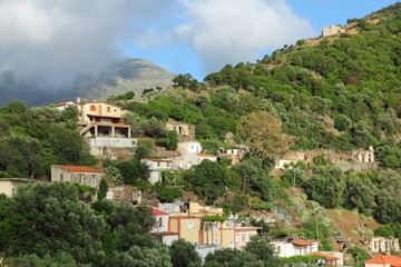 Fototapeta na wymiar Village in Crete