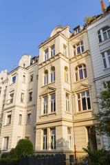 Fototapeta na wymiar luxury buildings and flats in berlin, germany