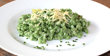 Spinatspätzle