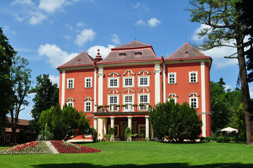 Fototapeta na wymiar Detenice castle in Czech republic