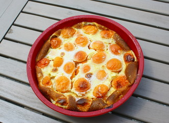clafoutis aux abricots