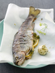 Grilled trout