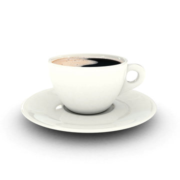coffee cup, 3d