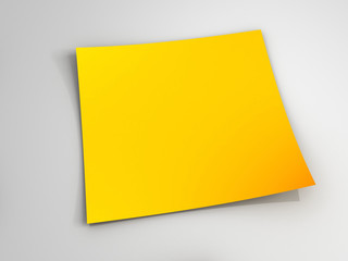 Yellow Sticky Note