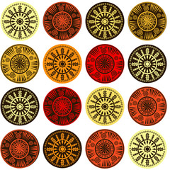 Ethnic motifs pattern