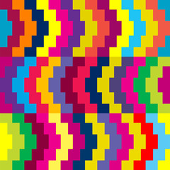 Colored geometrical background