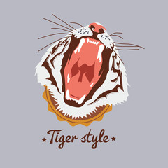 Wild tiger portret