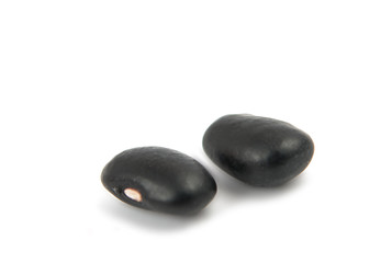 Fototapeta na wymiar black beans isolated