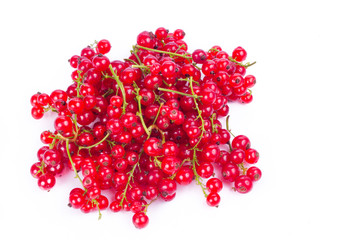 fresh berries isolated on white