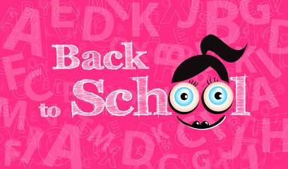 Back to school vector illustration