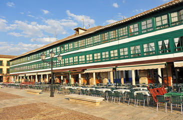 Fototapeta na wymiar Plaza Mayor de Almagro, Castilla la Mancha, Hiszpania