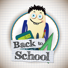 Back to school vector illustration