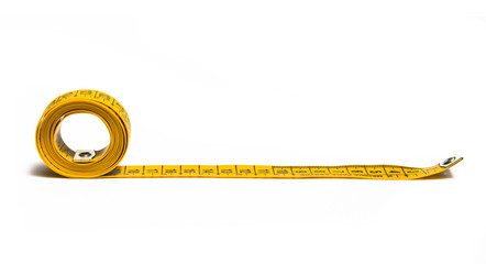 tape measure isolated on white