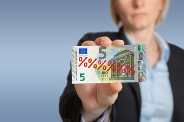 5 Euro Schein - Aktion
