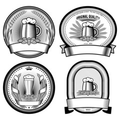 four vector  labels