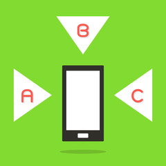 smart phone icon design