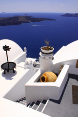 Paysage des Cyclades, îles grecques