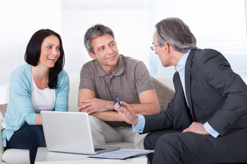 Couple Meeting Consultant