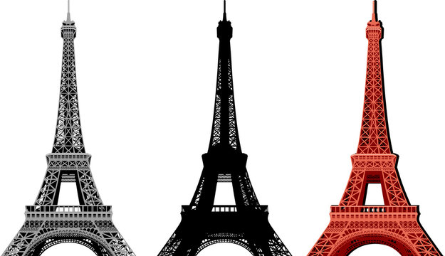 Paris - Eiffelturm Vektorpaket
