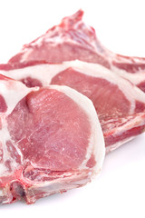 fresh domestic pork chops