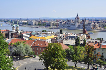 Naklejka premium Budapest cityscape