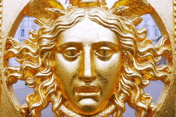 Obraz premium gold face