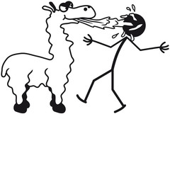 Spitting Llama Attack © Style-o-Mat-Design