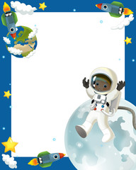 The space journey - happy and funny mood