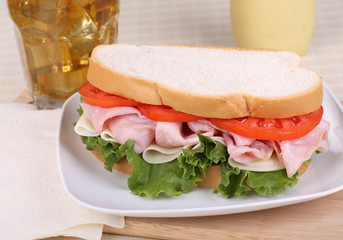 Ham and Cheese Sandwich