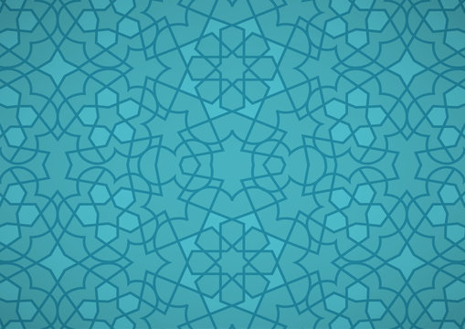 Turquoise Ottoman Pattern