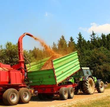 hexeln von hackschnitzel